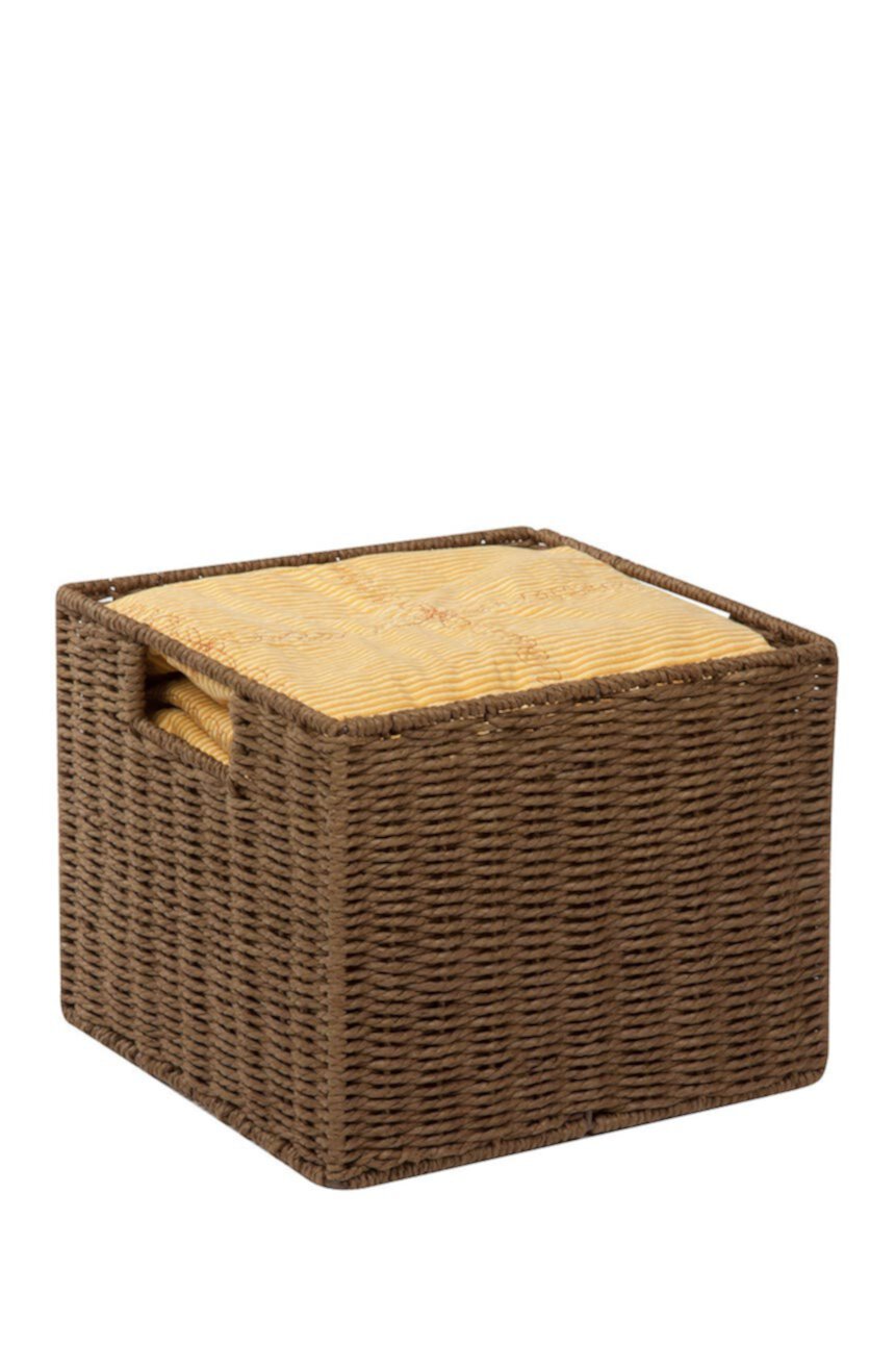 Ящик для хранения веревки из коричневой бумаги Honey-Can-Do