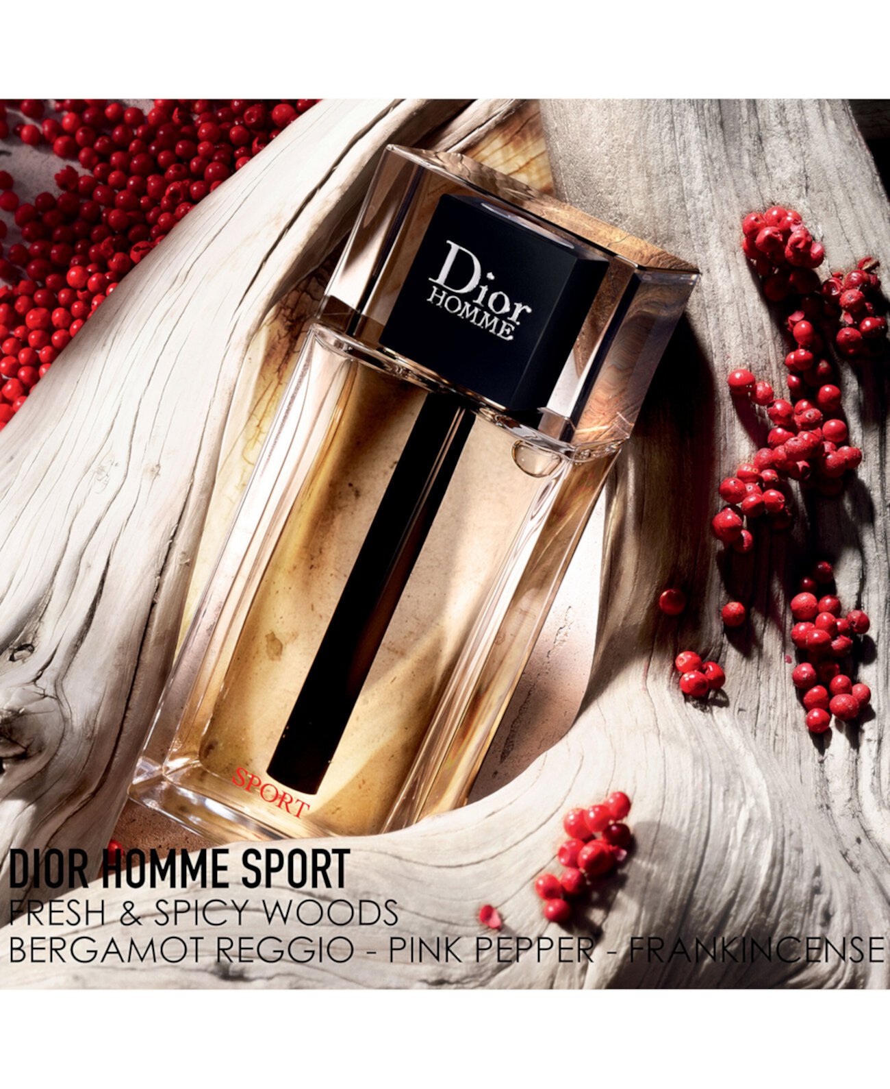 Элегантный мужской парфюм Sport, 200 мл, с цитрусовыми и древесными нотами Dior