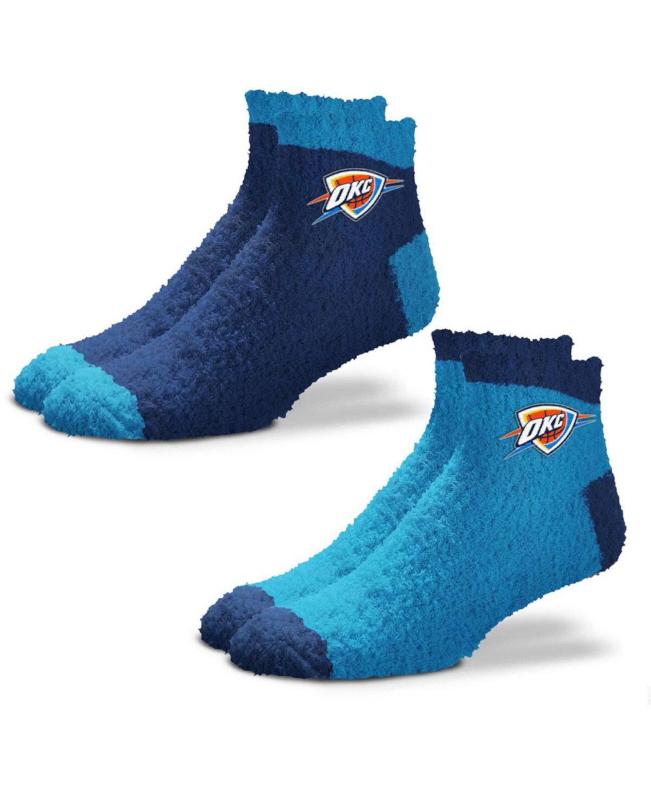 Женские носки Oklahoma City Thunder 2-Pack Team Sleep Soft Socks For Bare Feet