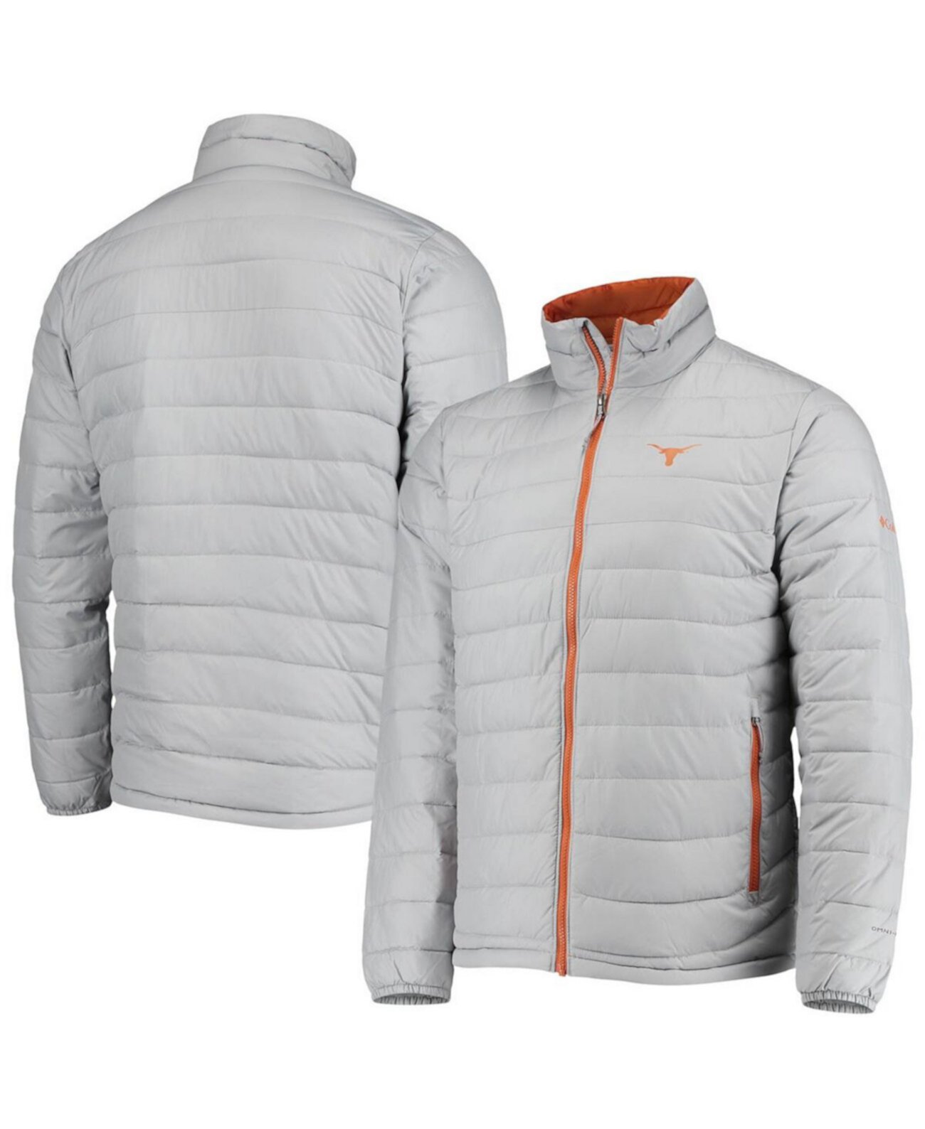 Мужская Куртка Columbia Texas Longhorns Powder Lite Omni-Heat Reflective на Молнии Columbia