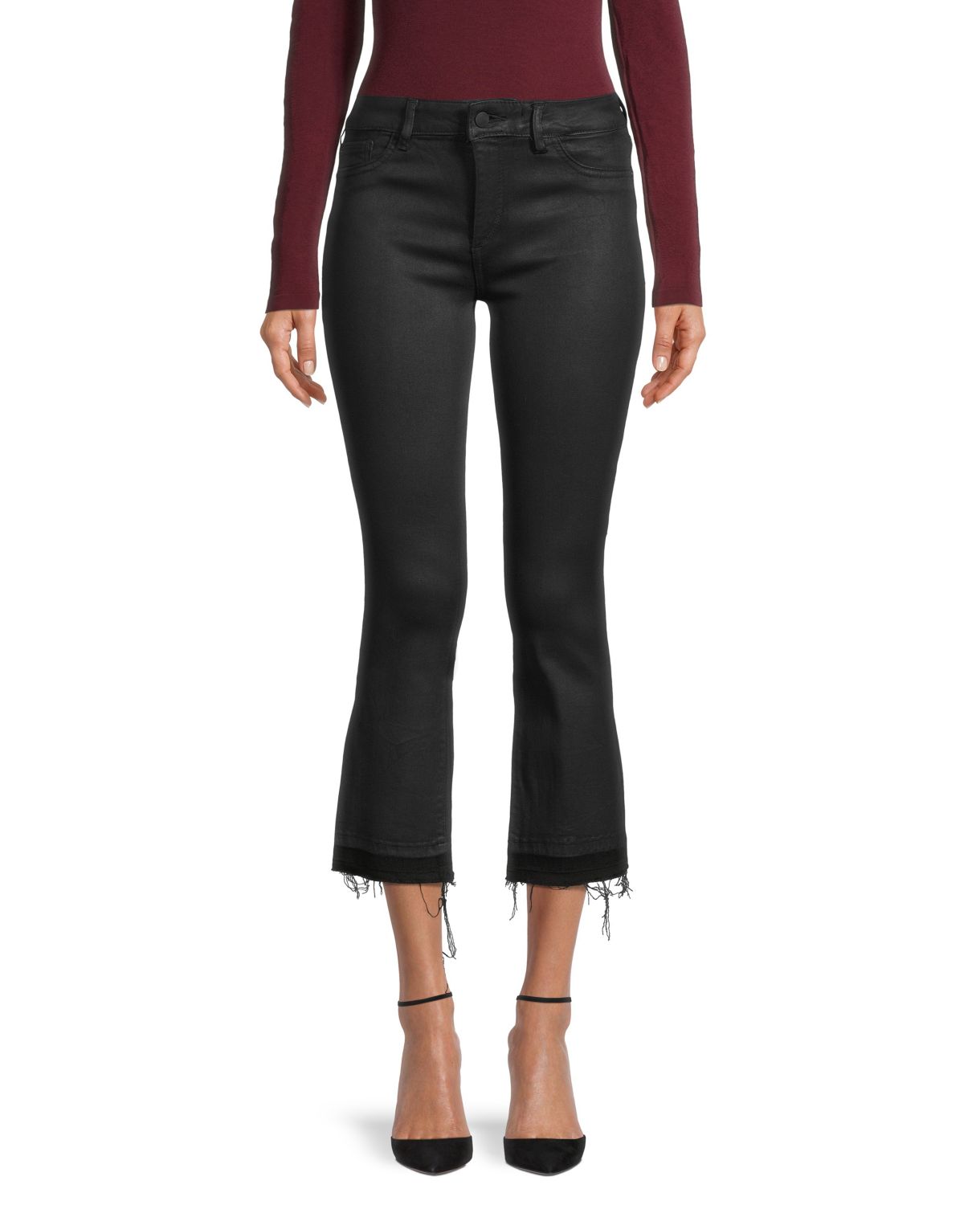 Укороченные расклешенные джинсы Lara Instasculpt Current/Elliott