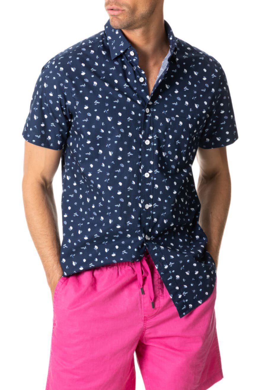 Рубашка на пуговицах с короткими рукавами и цветочным принтом Rodd & Gunn Shannytown RODD AND GUNN