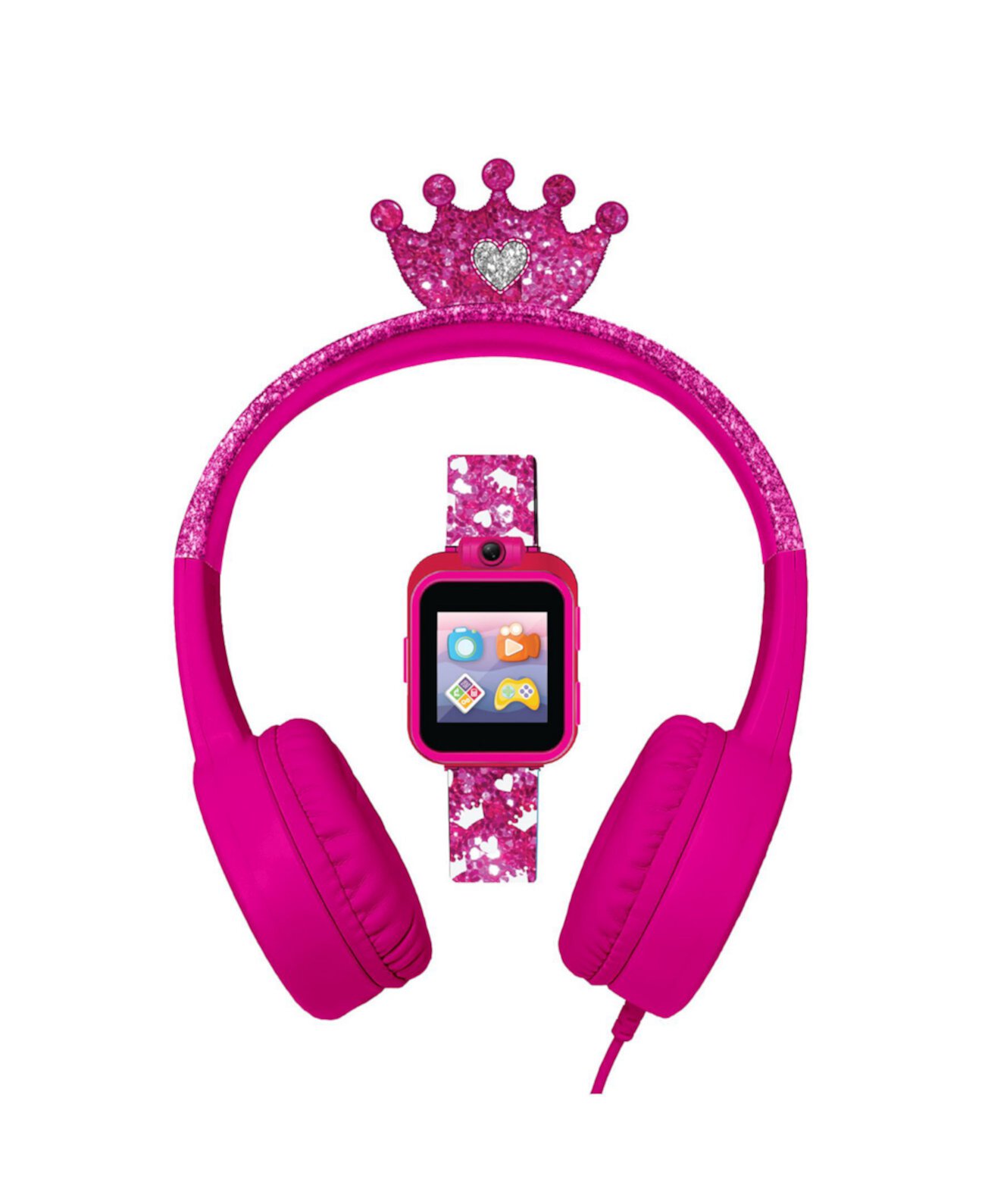 Умные часы Playzoom унисекс для детей с розовым силиконовым ремешком, 42 мм Playzoom