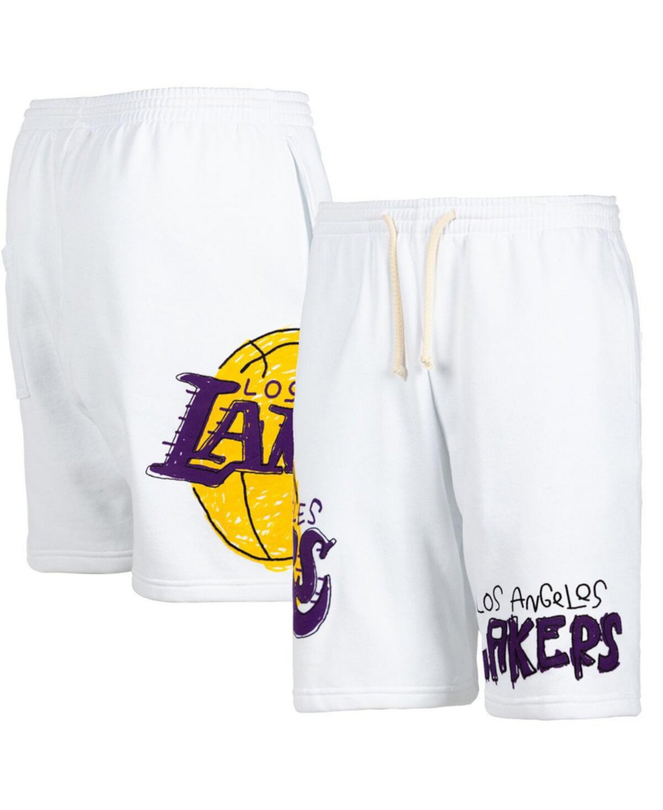 Мужские белые шорты Los Angeles Lakers After School Special