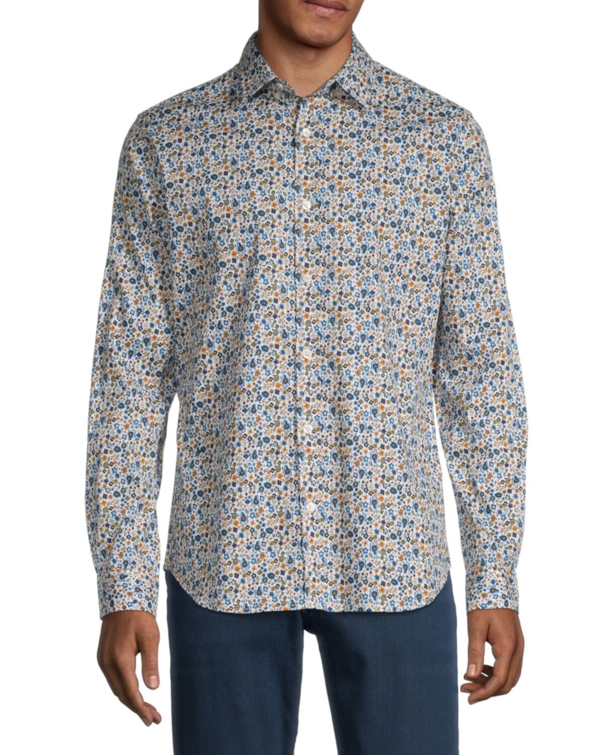 Рубашка Mod-Fit с цветочным принтом Ben Sherman