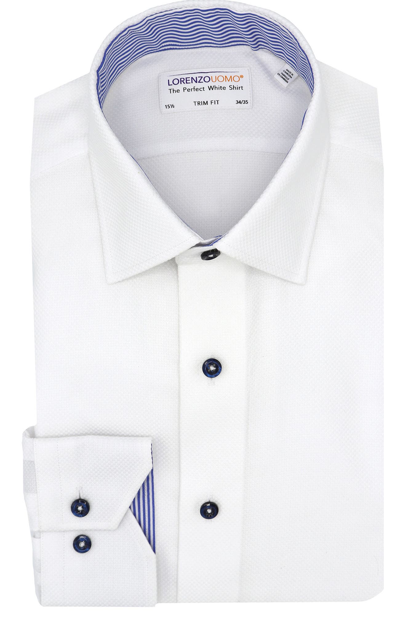 lorenzo uomo perfect white shirt