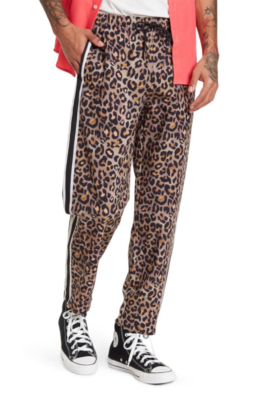 Спортивные брюки с леопардовым принтом MAVRANS