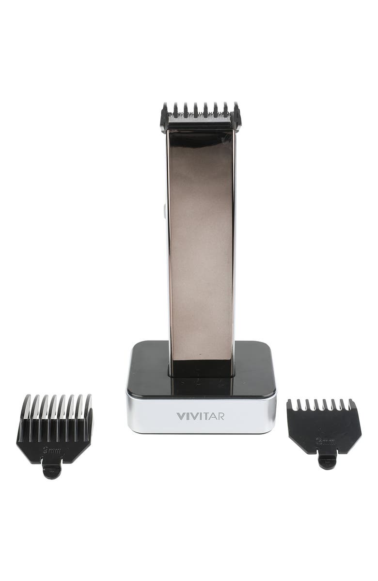 Аккумуляторный беспроводной триммер для волос с набором направляющих для 3 волос VIVITAR