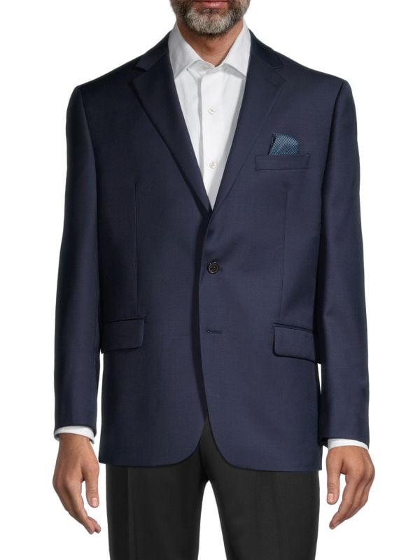 Пиджак классического кроя из смесовой шерсти Ralph Lauren