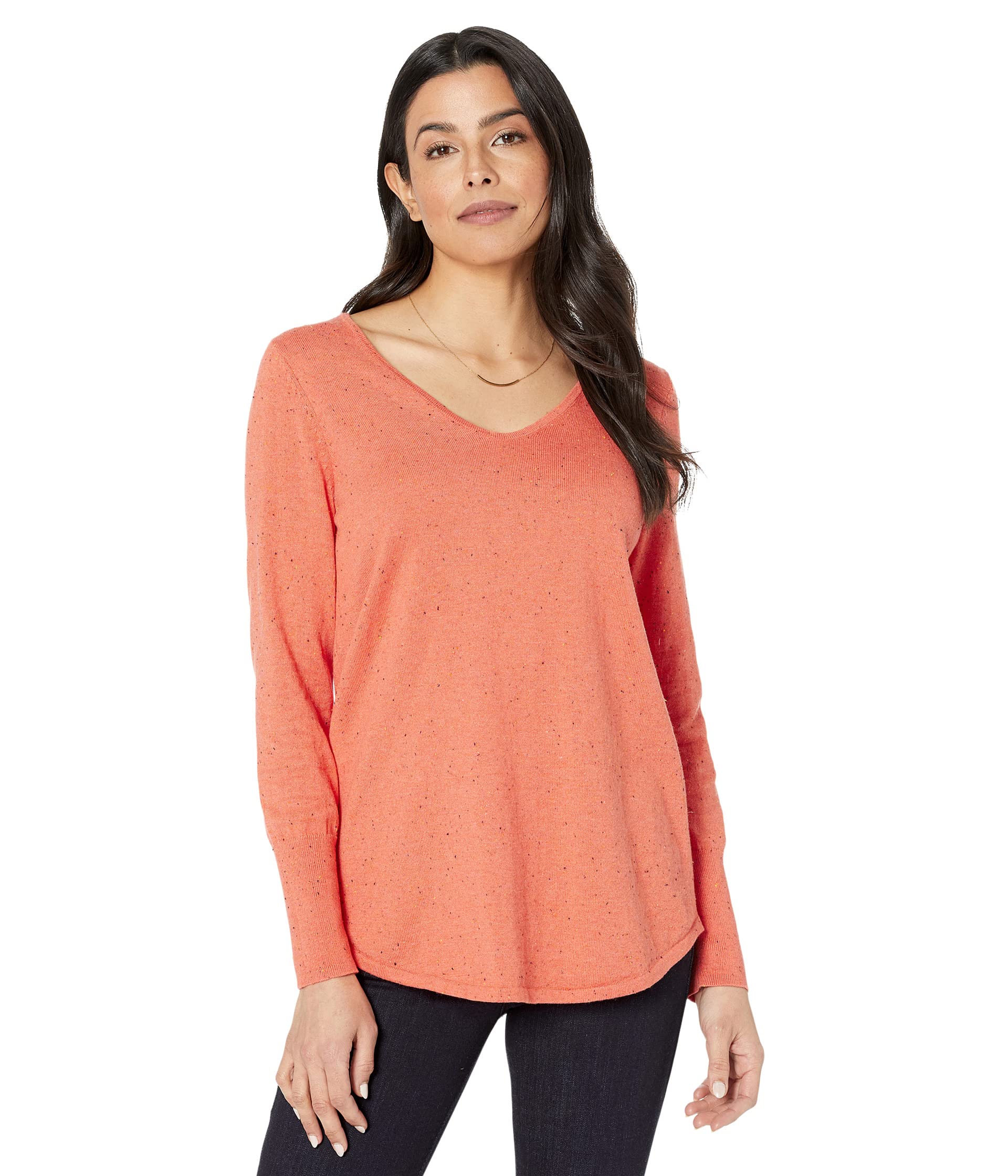 Speckled Vital V-Neck Nic+Zoe