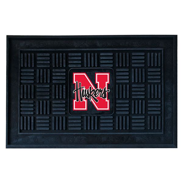 Текстурированный виниловый коврик для веранды Nebraska Cornhuskers, 48 см х 76 см Fanmats