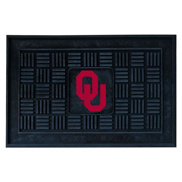 Резиновый коврик для входа Oklahoma Sooners, текстурированный дизайн, 48 x 76 см Fanmats