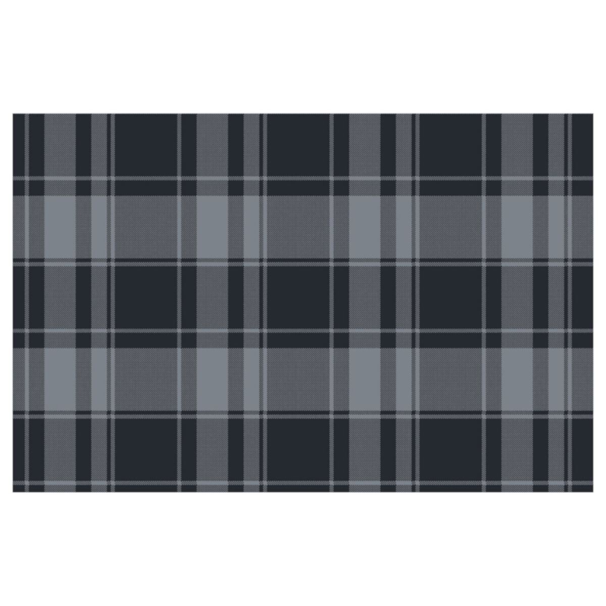 Антискользящий коврик School Plaid из полиэстера и резины, высота ворса 0,3 см Bungalow Flooring