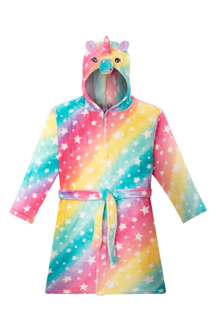 Флисовый халат с капюшоном и капюшоном Rainbow Star Plush MODERN KIDS