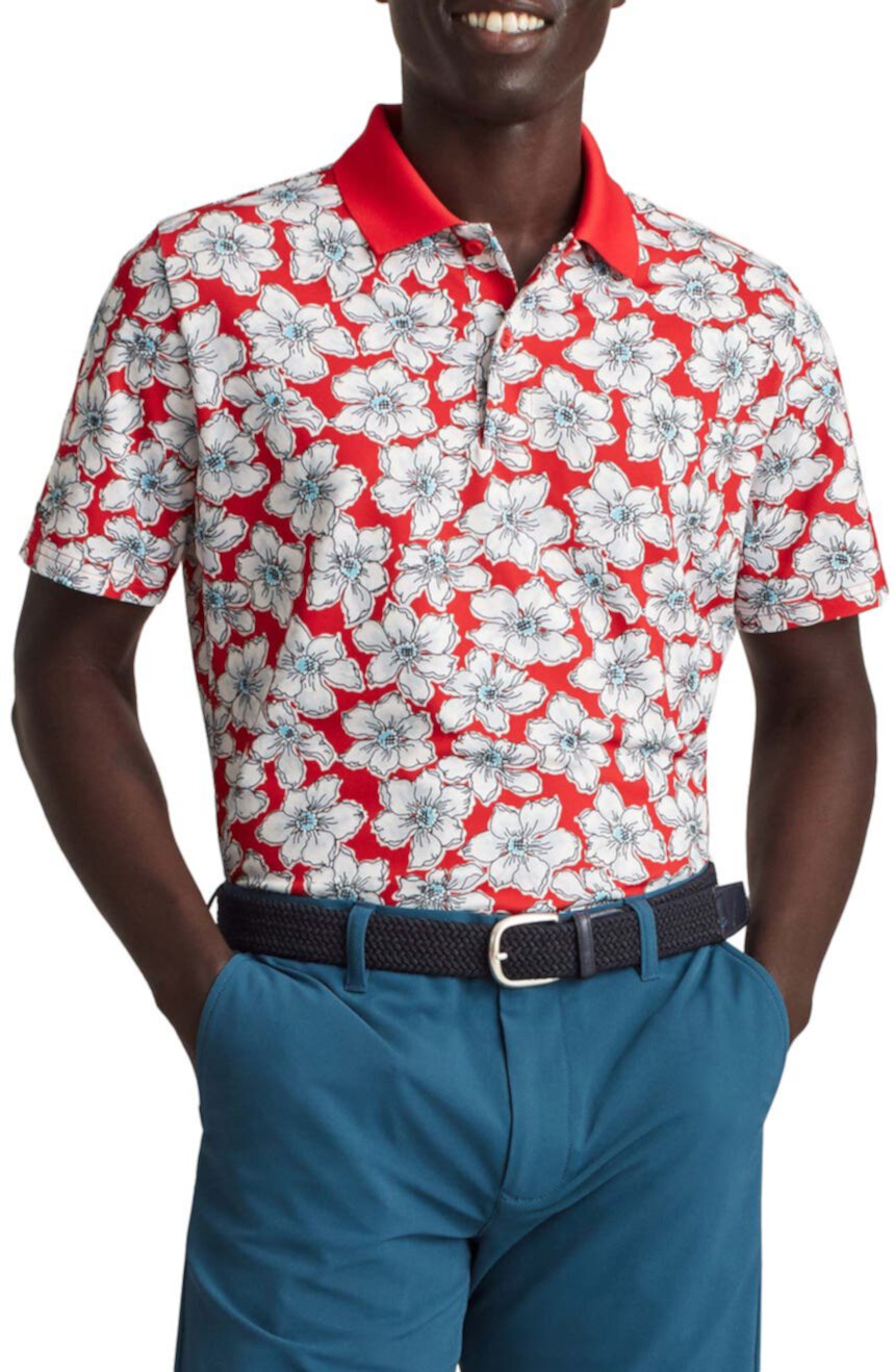 Мужская футболка-поло для гольфа с принтом Bonobos