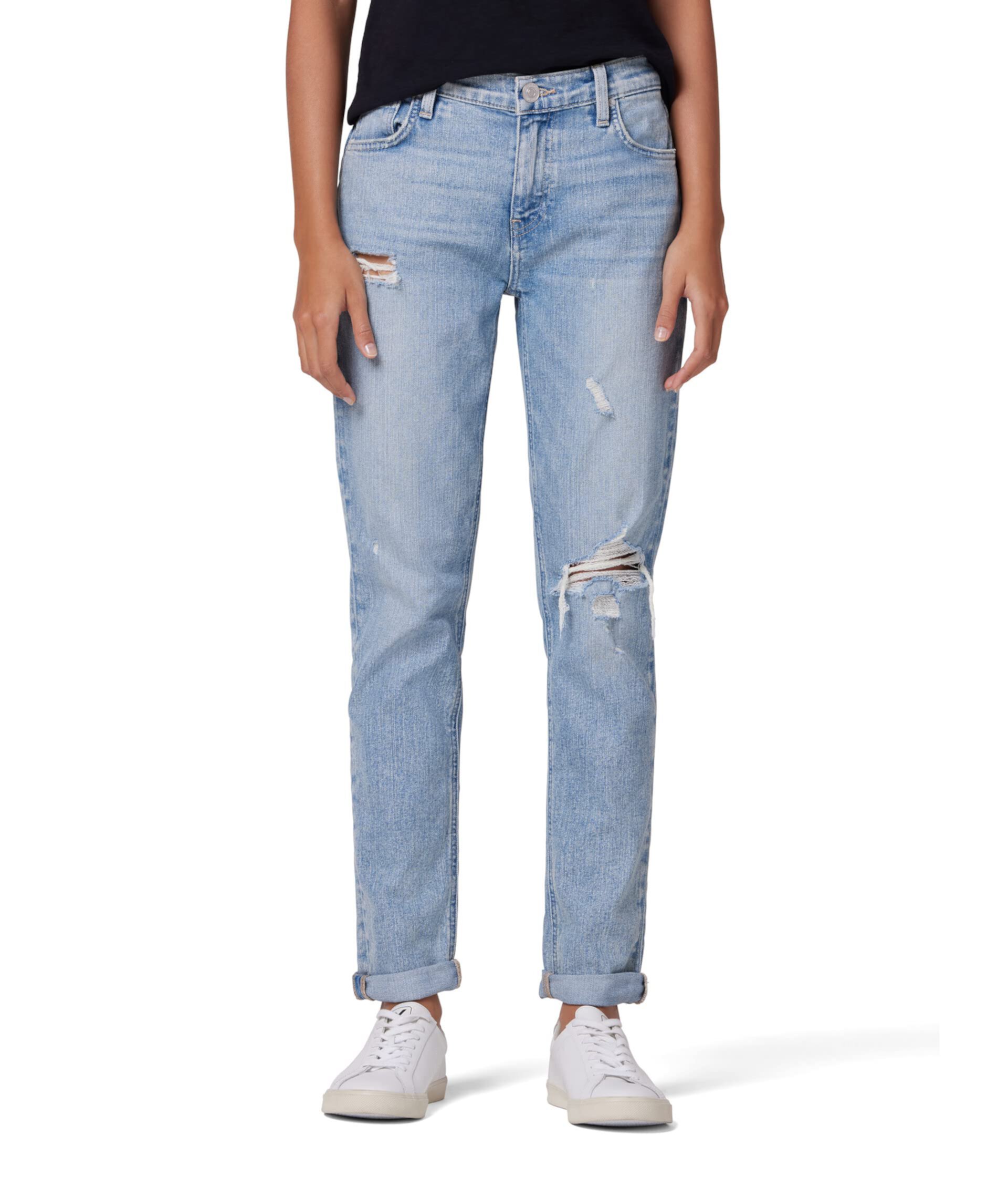 Lana Boyfriend Ankle w/ Rolled Hem in Summer Breeze Hudson Jeans