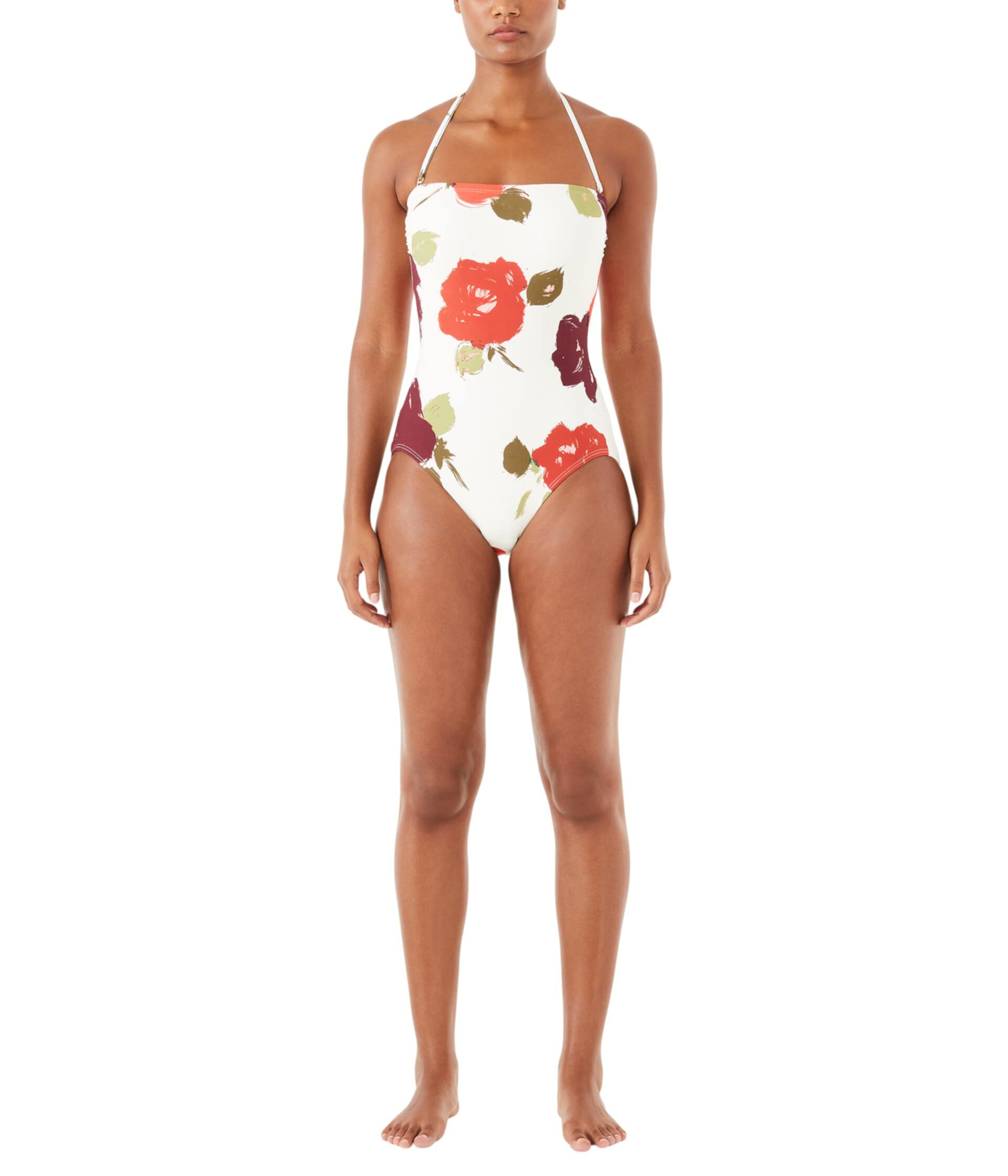 Just Rosy Classic Bandeau One-Piece Kate Spade New York