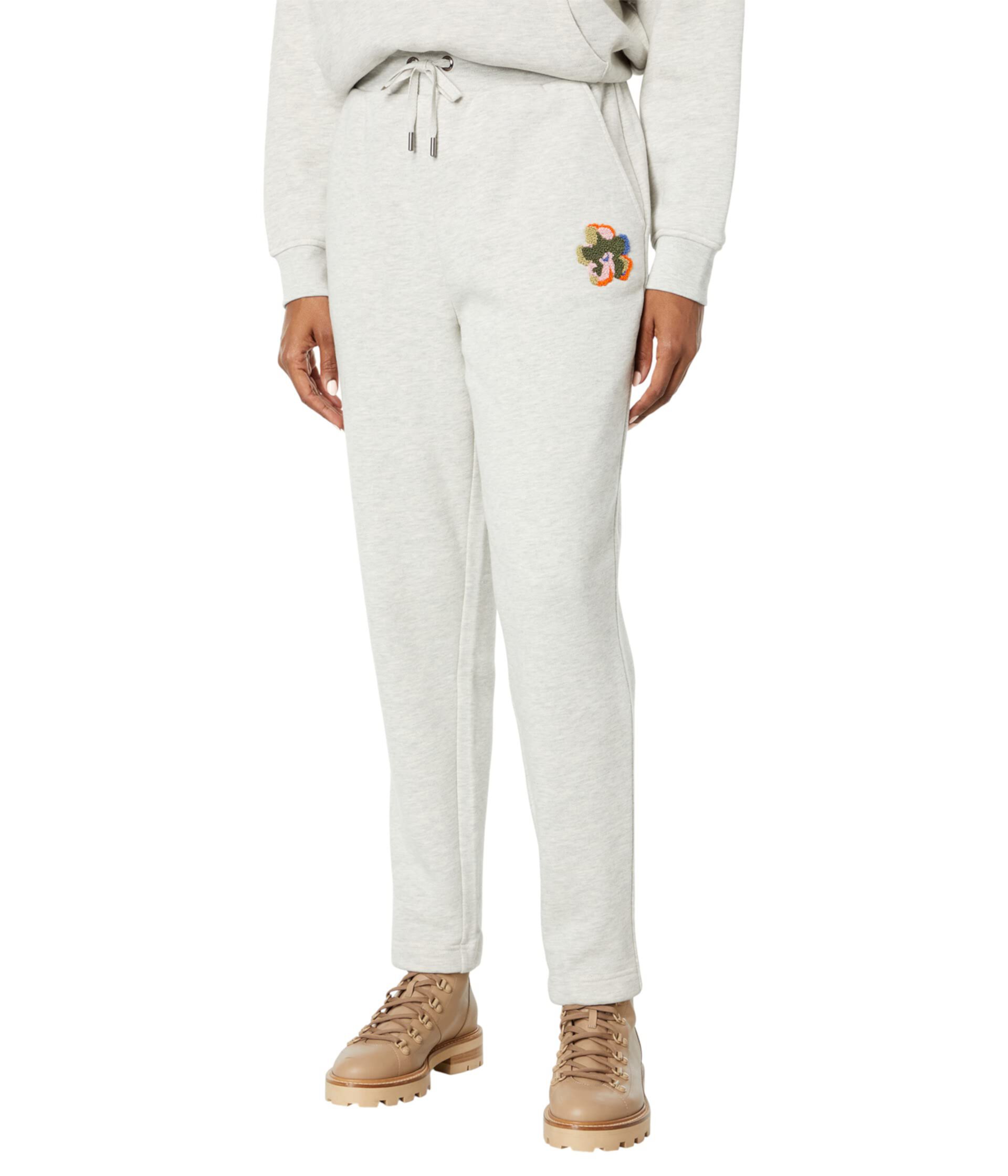 Nicolez Jersey Joggers w/ Flower Ted Baker