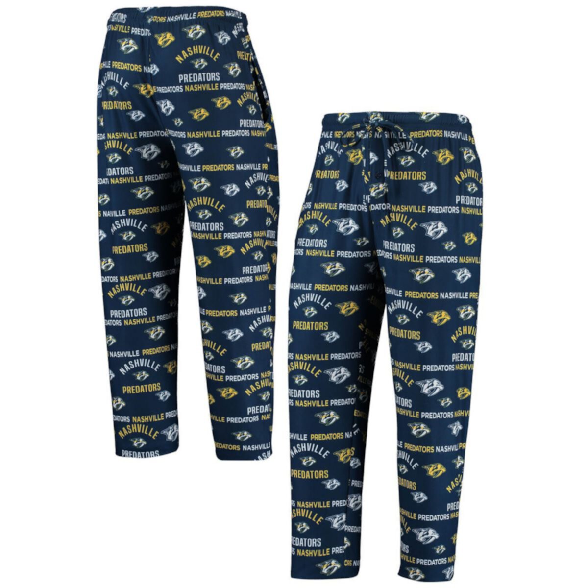 Мужские флагманские трикотажные брюки Concepts Sport Navy Nashville Predators Unbranded