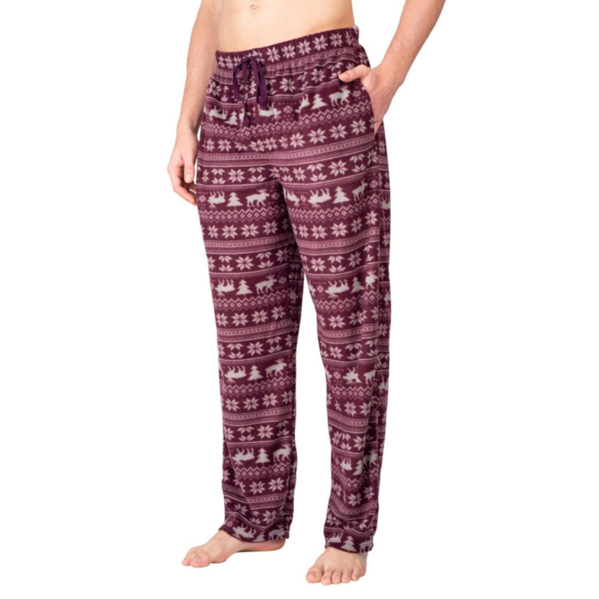 Мужские штаны для сна SLEEPHERO Ugly Christmas Sweater Fleece Pajama Sleep Pants SLEEPHERO