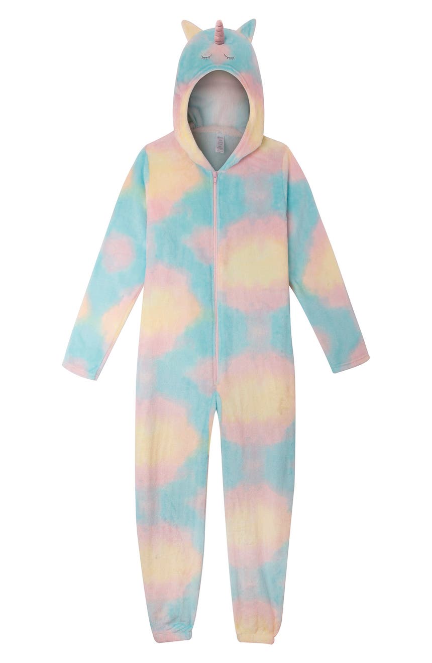 Плюшевый пижамный комбинезон с единорогом Tie Dye MODERN KIDS