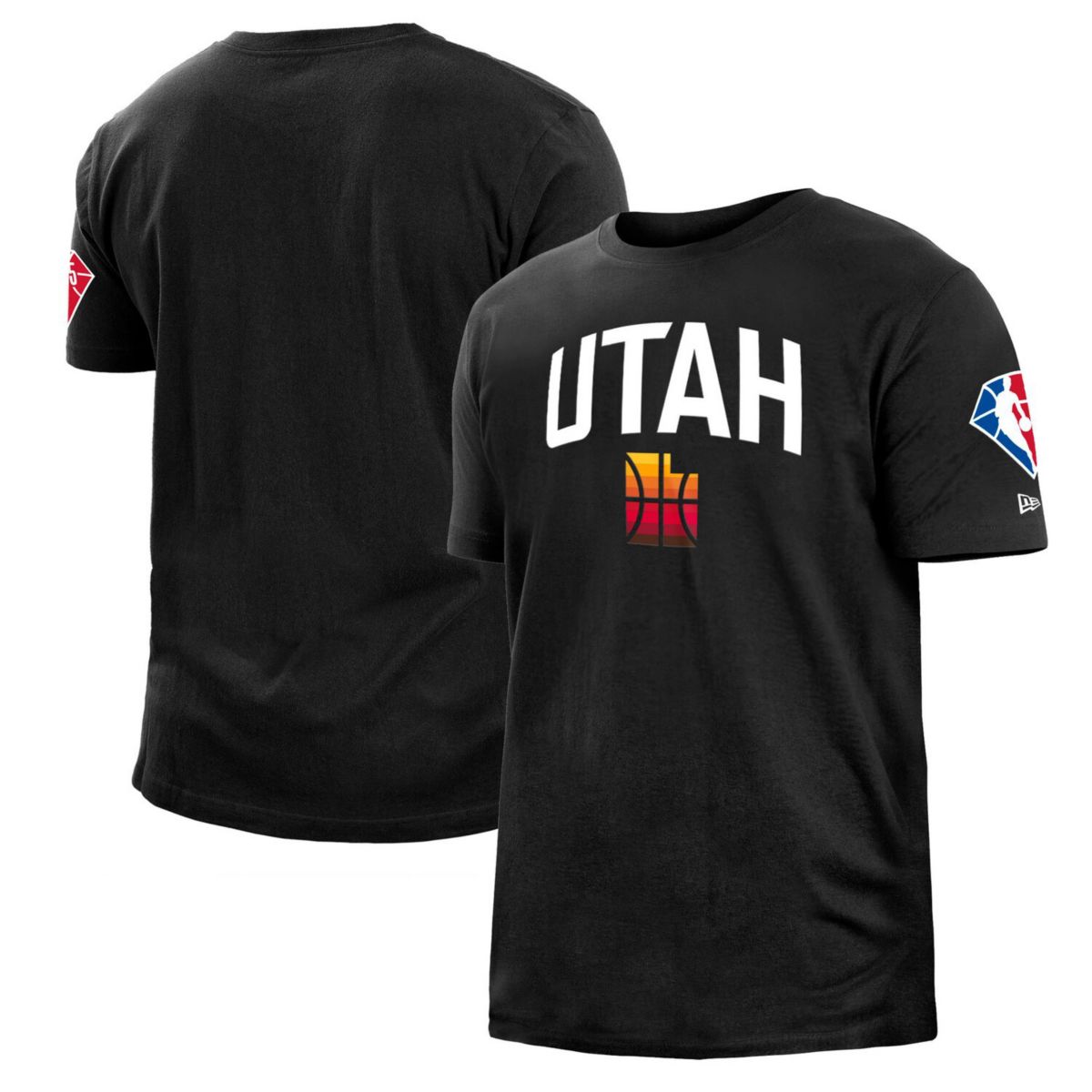 Мужская Футболка New Era Черная Utah Jazz 2021/22 City Edition New Era