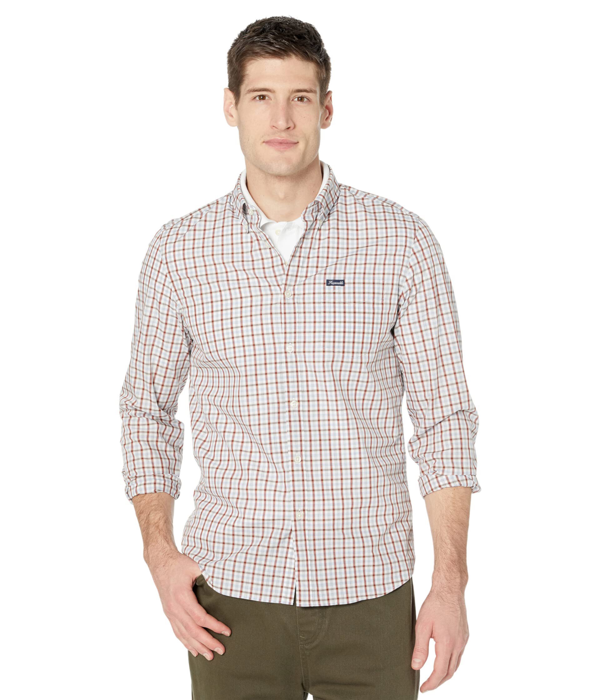 Spw Cont Button-Down Melange Multi Gingham Faconnable