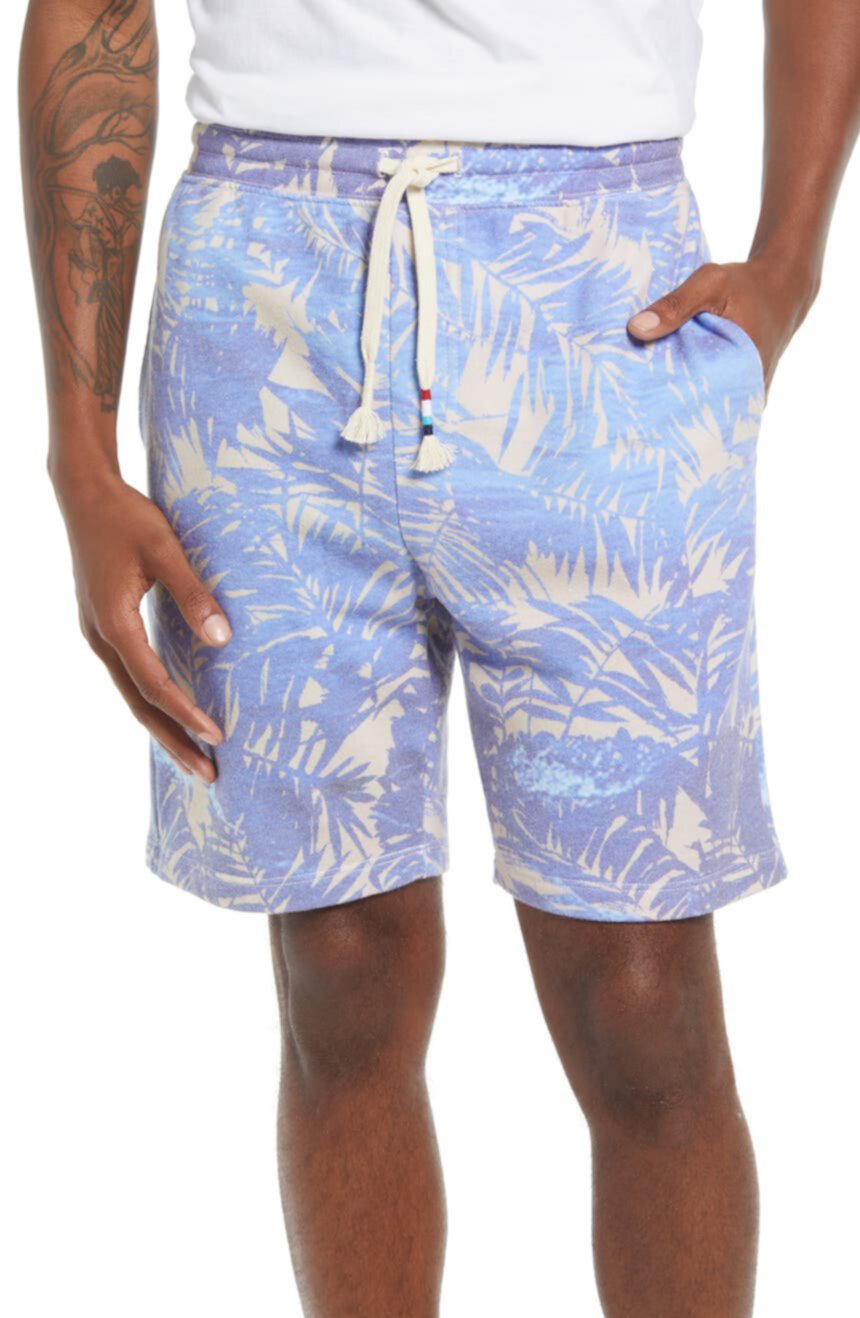 Мужские шорты цвета кобальт с кулиской Sol Angeles