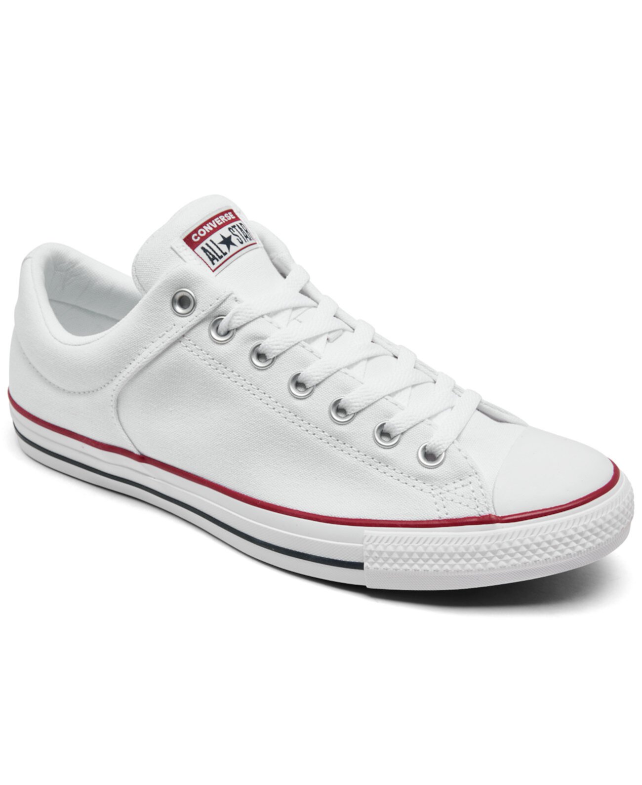 Mens white deals leather converse low