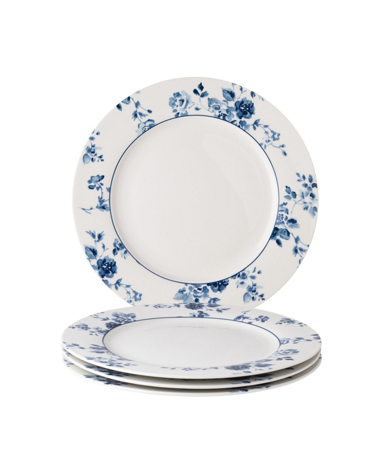 Blueprint Collectables China Rose Тарелки в подарочной упаковке, набор из 4 штук Laura Ashley