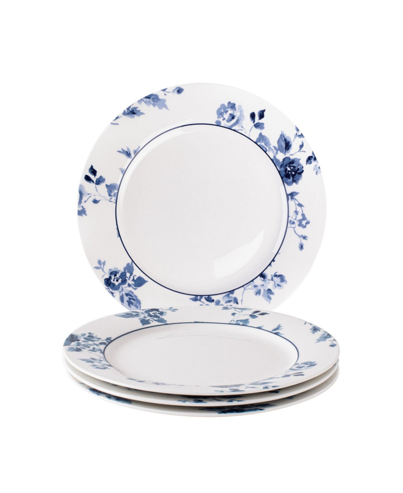 Blueprint Collectables China Rose Тарелки в подарочной упаковке, набор из 4 штук Laura Ashley