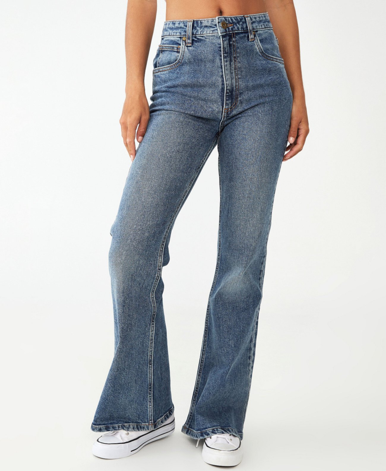 Женские оригинальные расклешенные джинсы COTTON ON