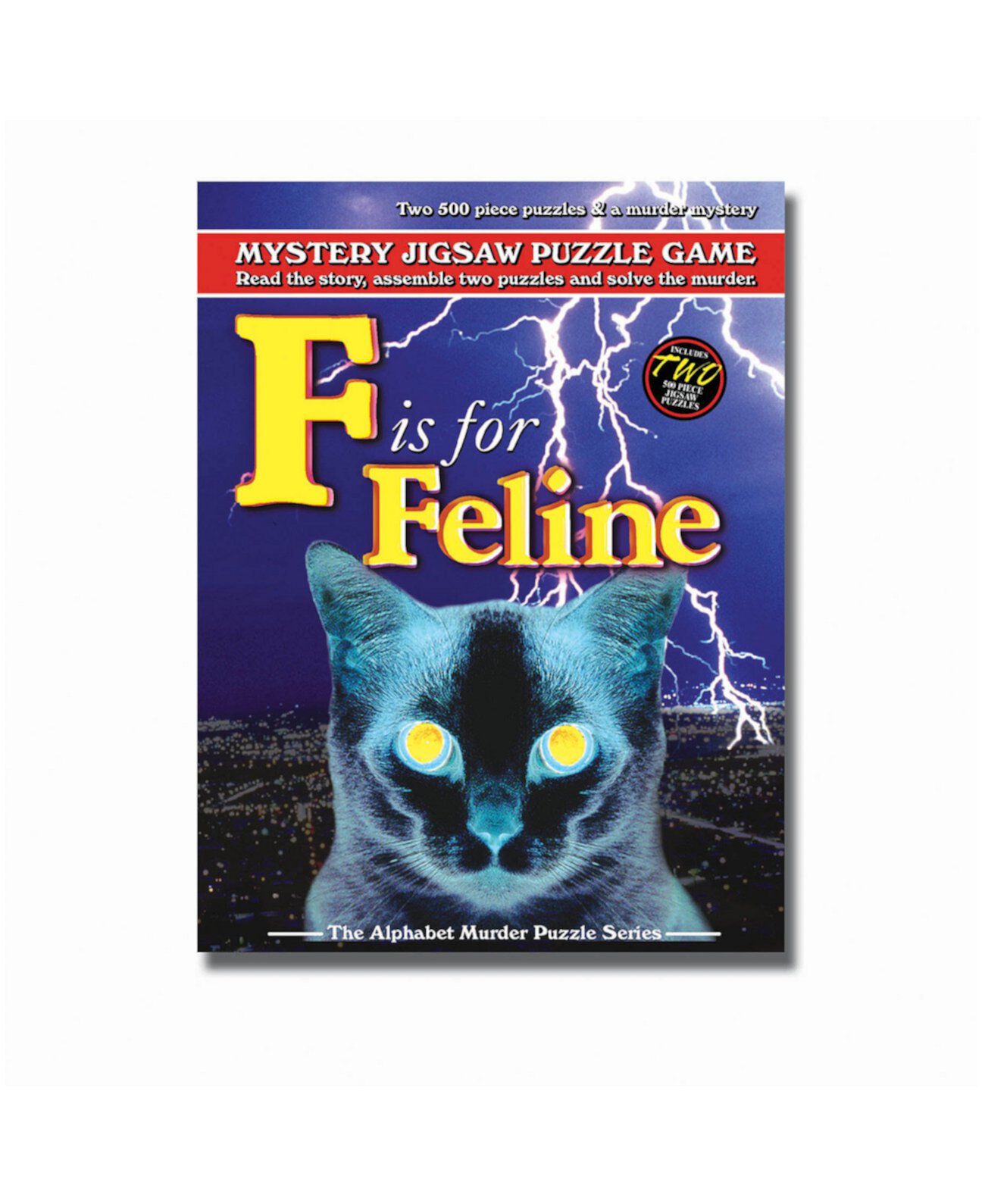 F Is For Feline Murder Mystery Jigsaw Puzzle — 1000 деталей TDC Games