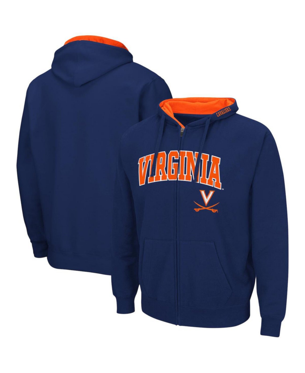 Мужское Худи Colosseum Virginia Cavaliers Arch & Logo 3.0 Colosseum