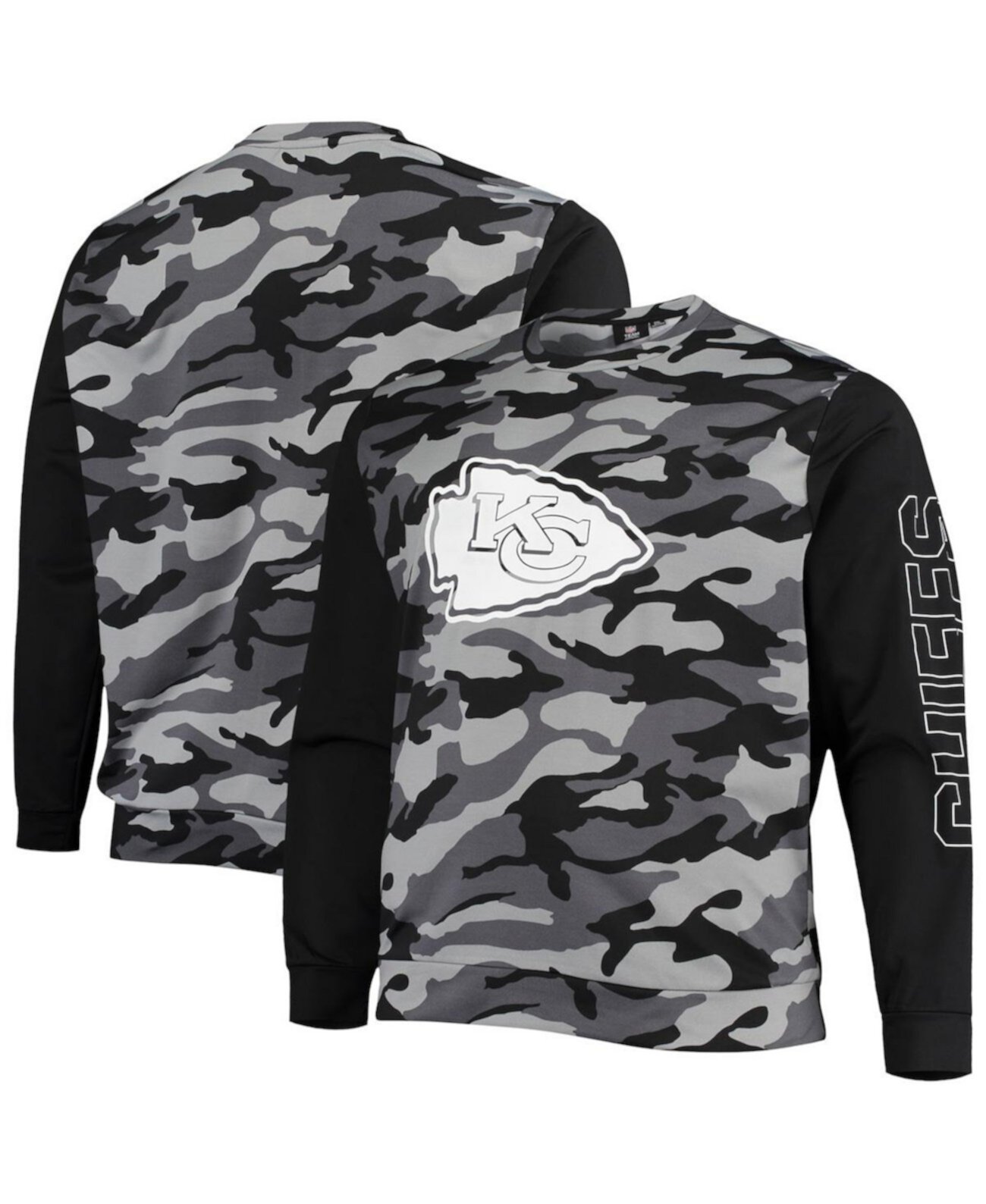 Мужская Джерси FOCO Kansas City Chiefs Camo Длинный Рукав FOCO