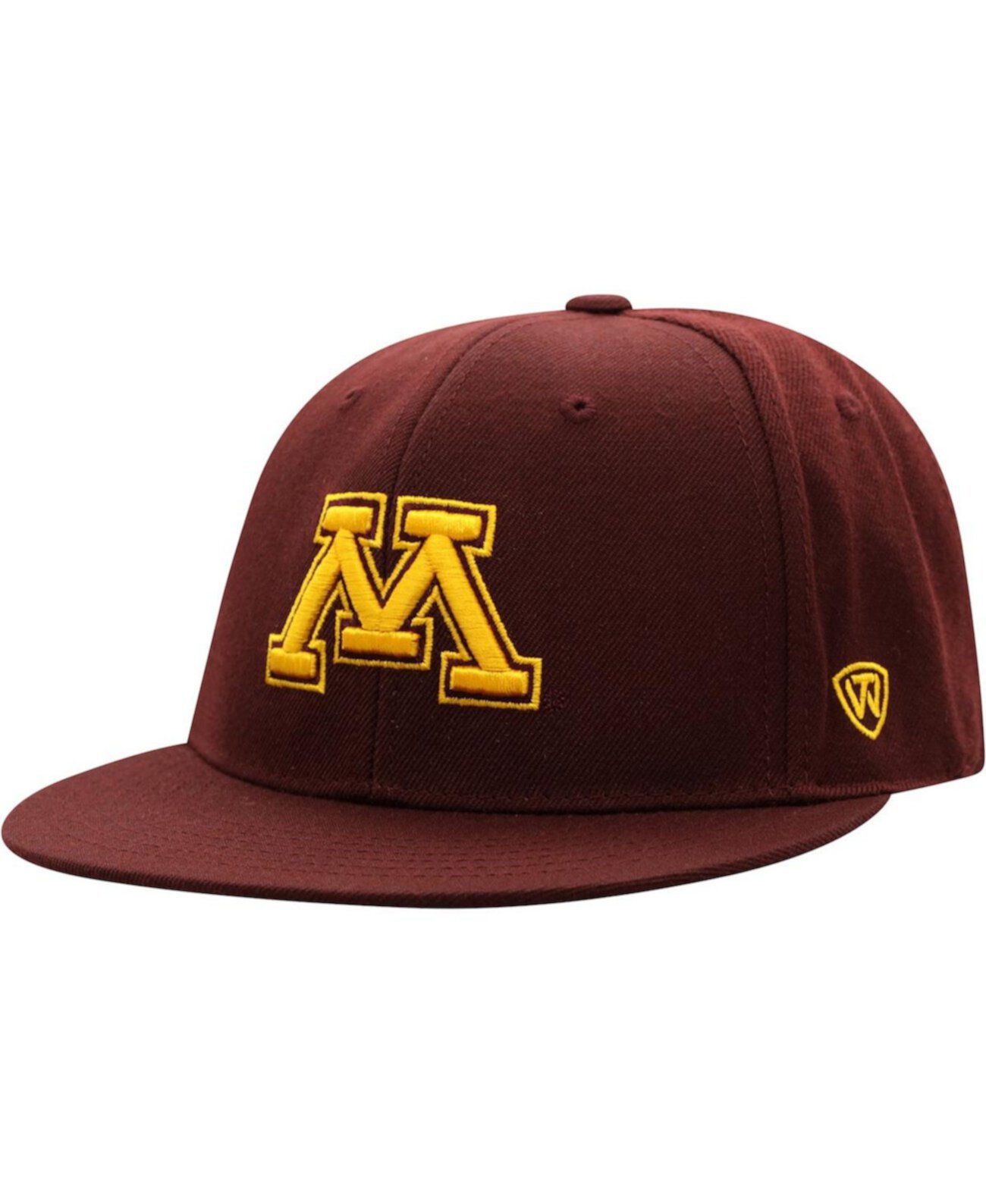 Мужская темно-бордовая приталенная кепка Minnesota Golden Gophers Team Color Top of the World
