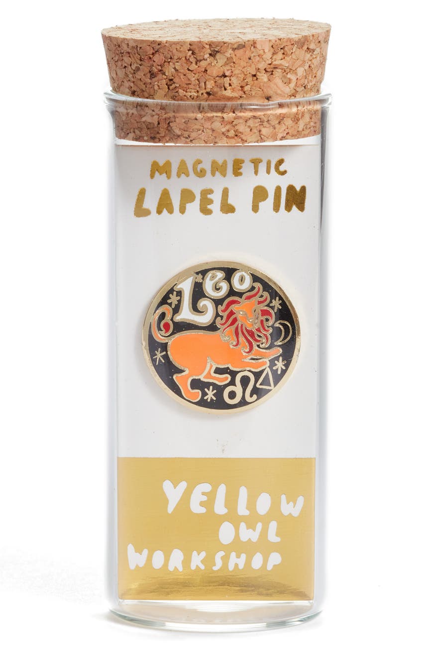 Магнитный значок на лацкан Льва Yellow Owl Workshop