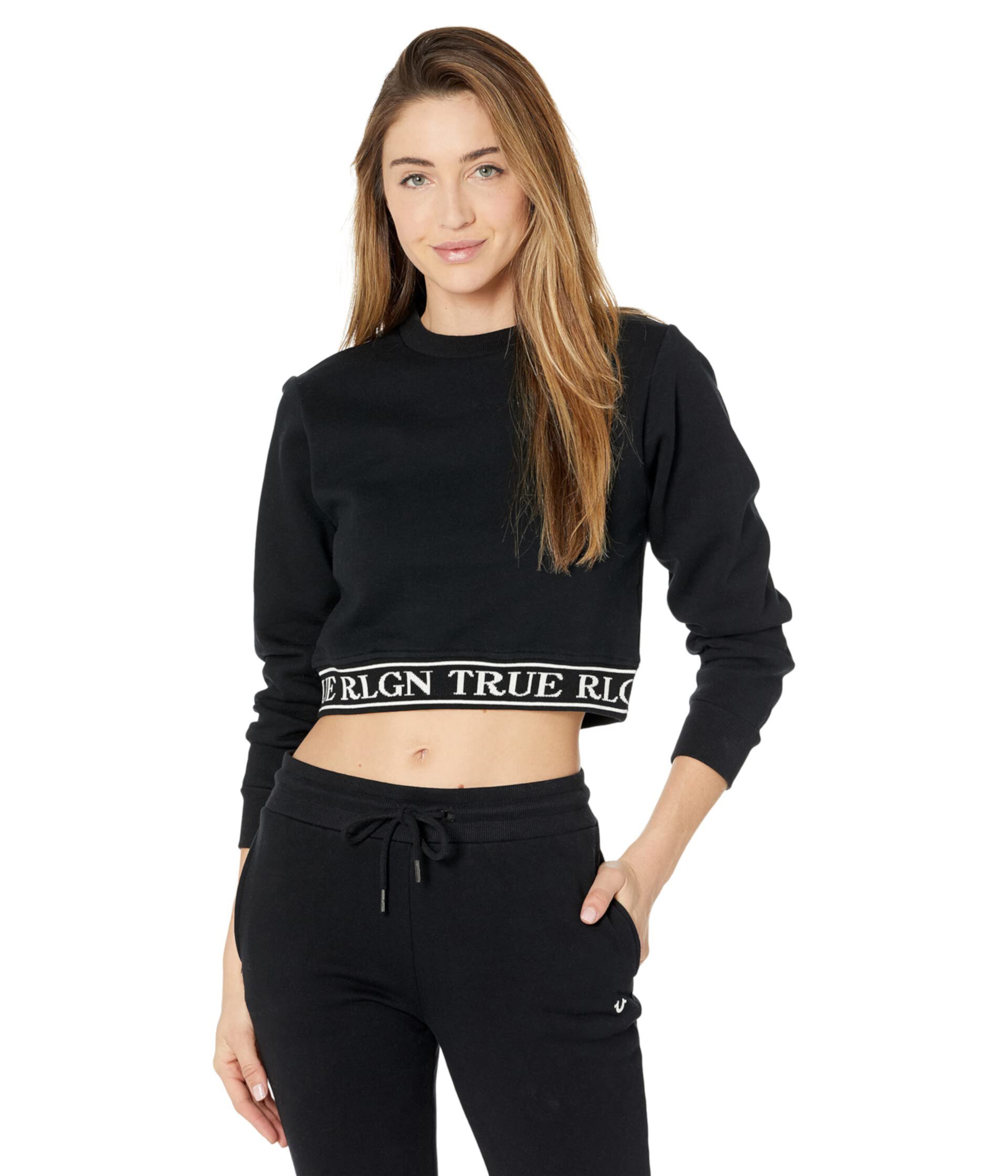 Ticker Logo Sweatshirt True Religion