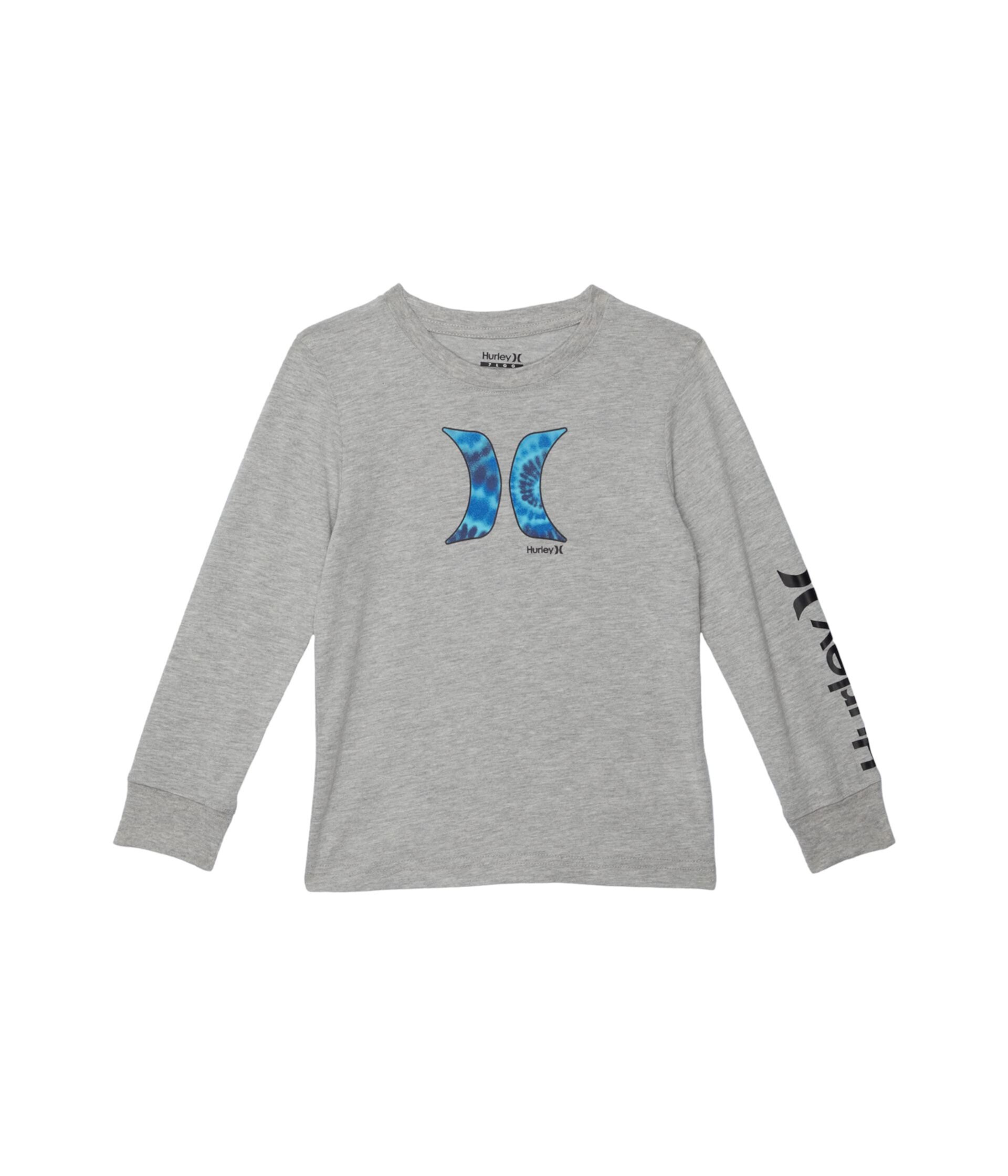 Long Sleeve Graphic T-Shirt and Beanie Gift Set (Big Kids) Hurley