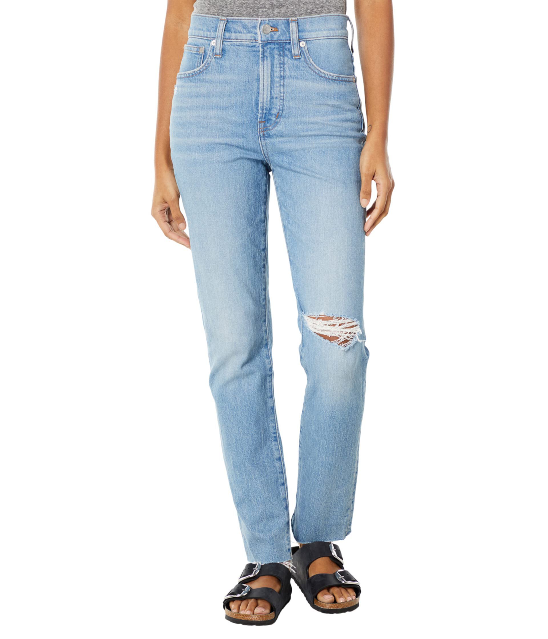 The Tall Perfect Vintage Jean in Coney Wash: Destroyed Edition Madewell