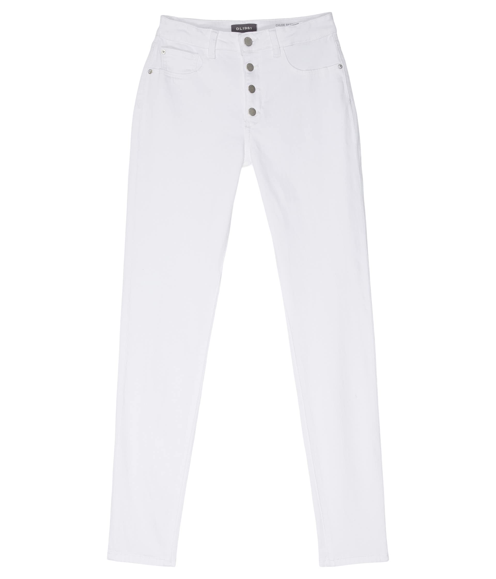 Chloe High-Rise Skinny in White Exposed (Big Kids) Dl1961