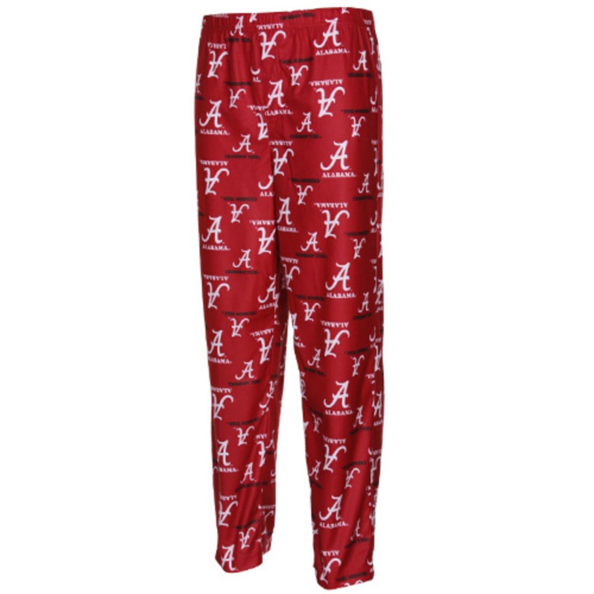 Алабама Crimson Tide Youth Crimson Team Logo Фланелевые пижамные штаны Genuine Stuff