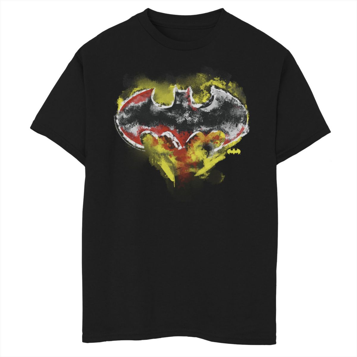 Футболка с логотипом DC Fandom Batman Paint для мальчиков 8–20 лет DC Comics