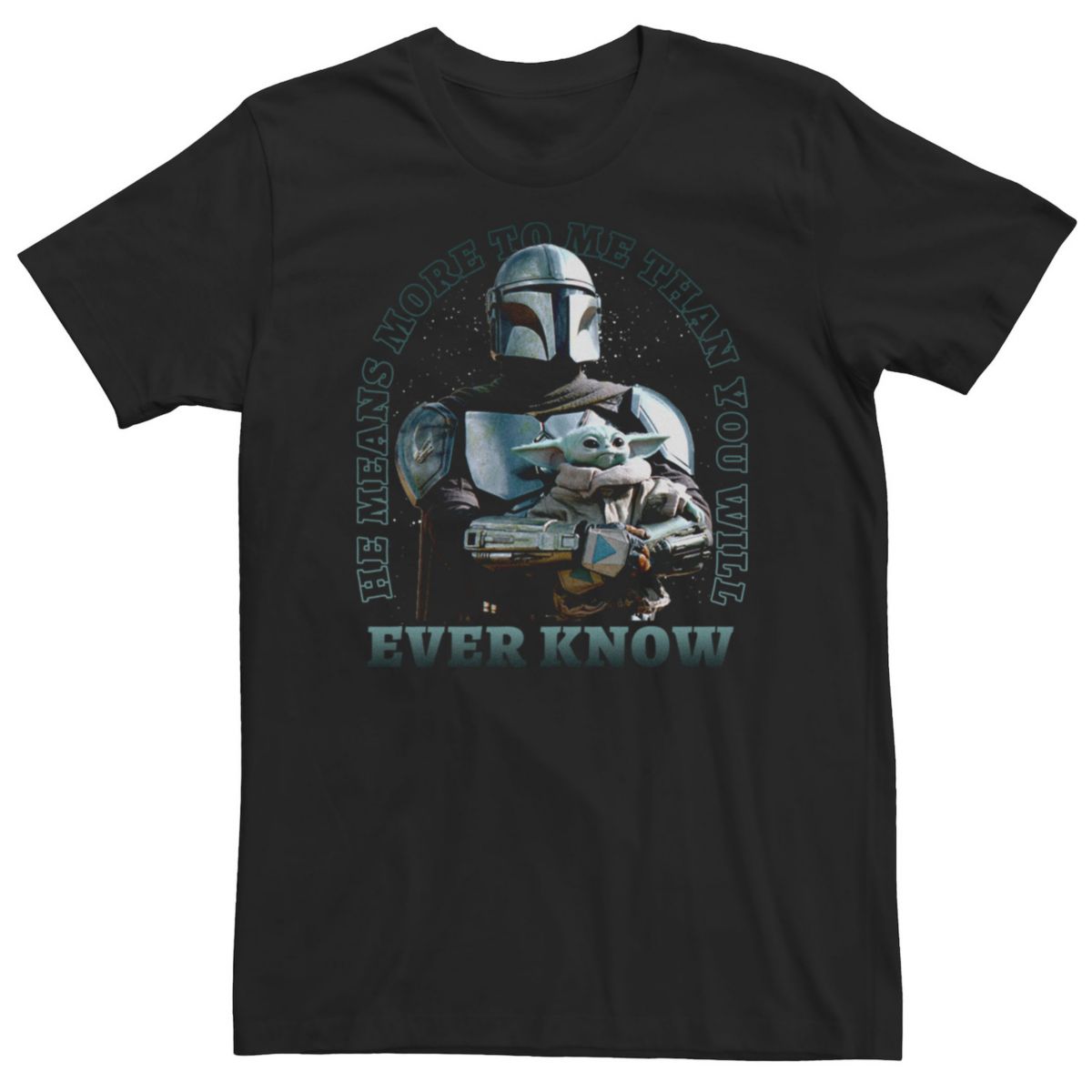 Большая и высокая футболка «Звездные войны: мандалорец со смыслом» Star Wars