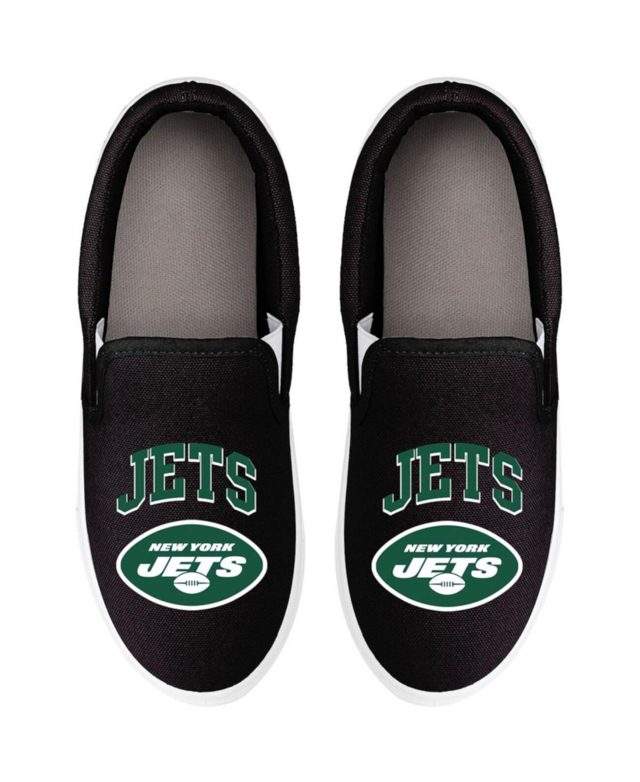 Женские кроссовки без шнурков New York Jets с большим логотипом FOCO