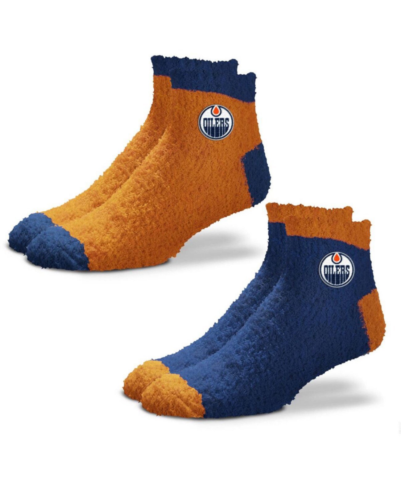 Женские носки Edmonton Oilers 2-Pack Team Sleep Soft Socks For Bare Feet
