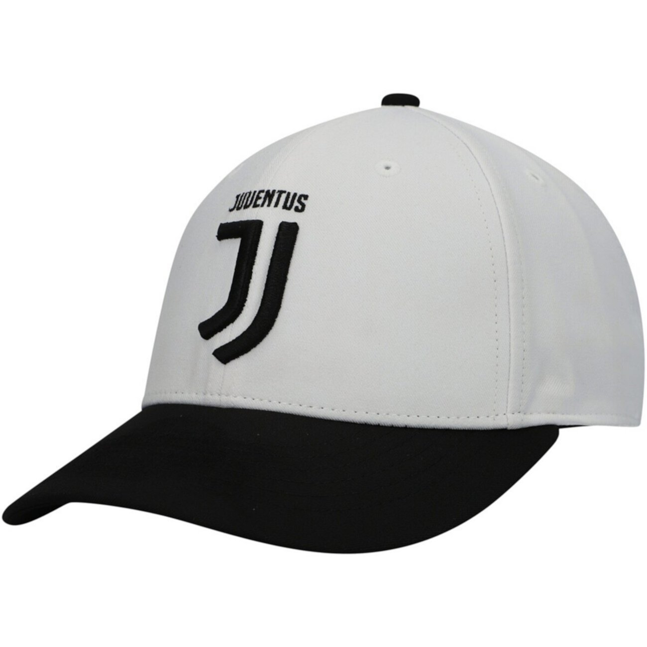 Мужская белая/черная регулируемая кепка Juventus Core Fan Ink