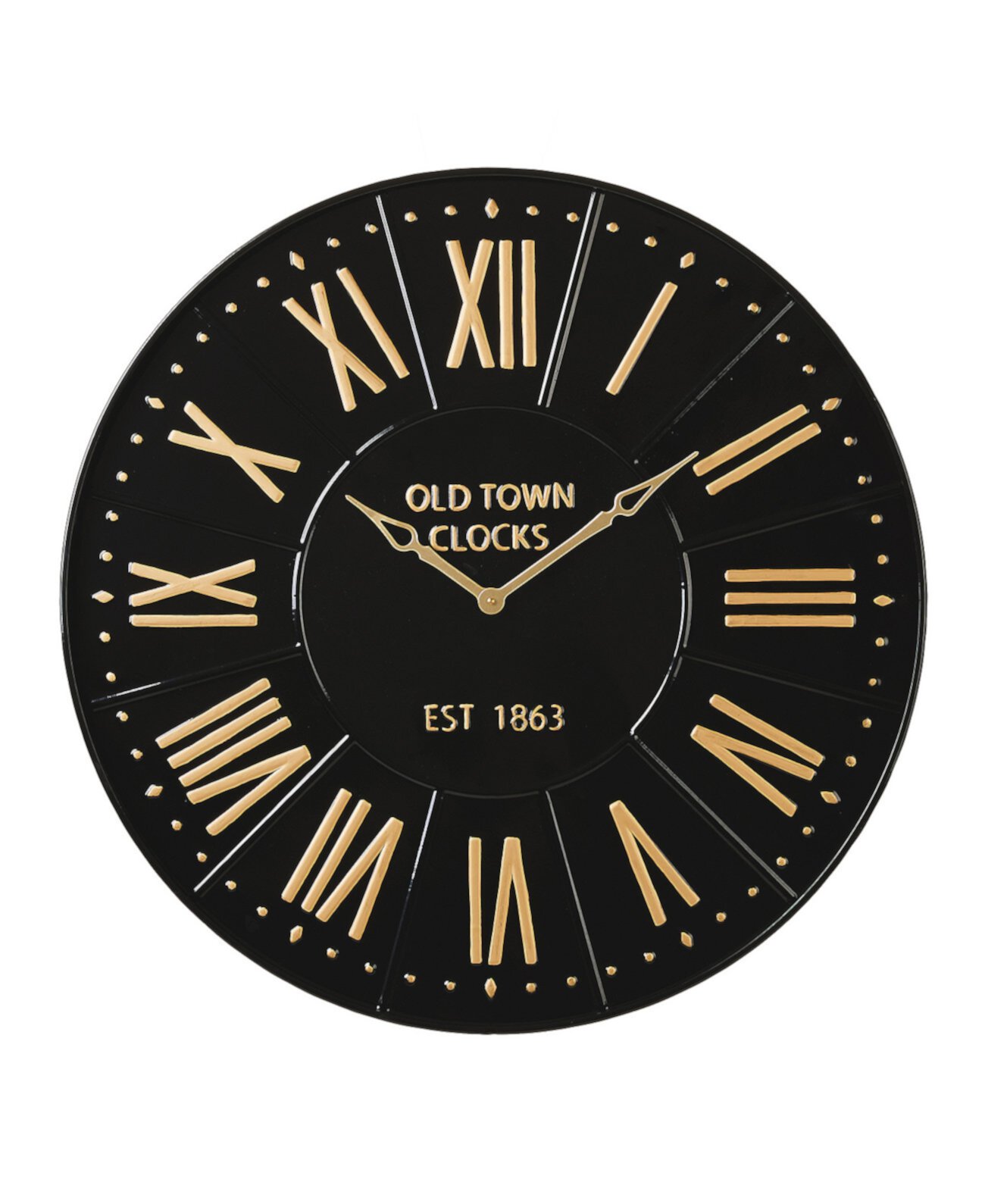 31,25-дюймовые большие современные настенные часы из металлической эмали для фермерского дома Glitzhome