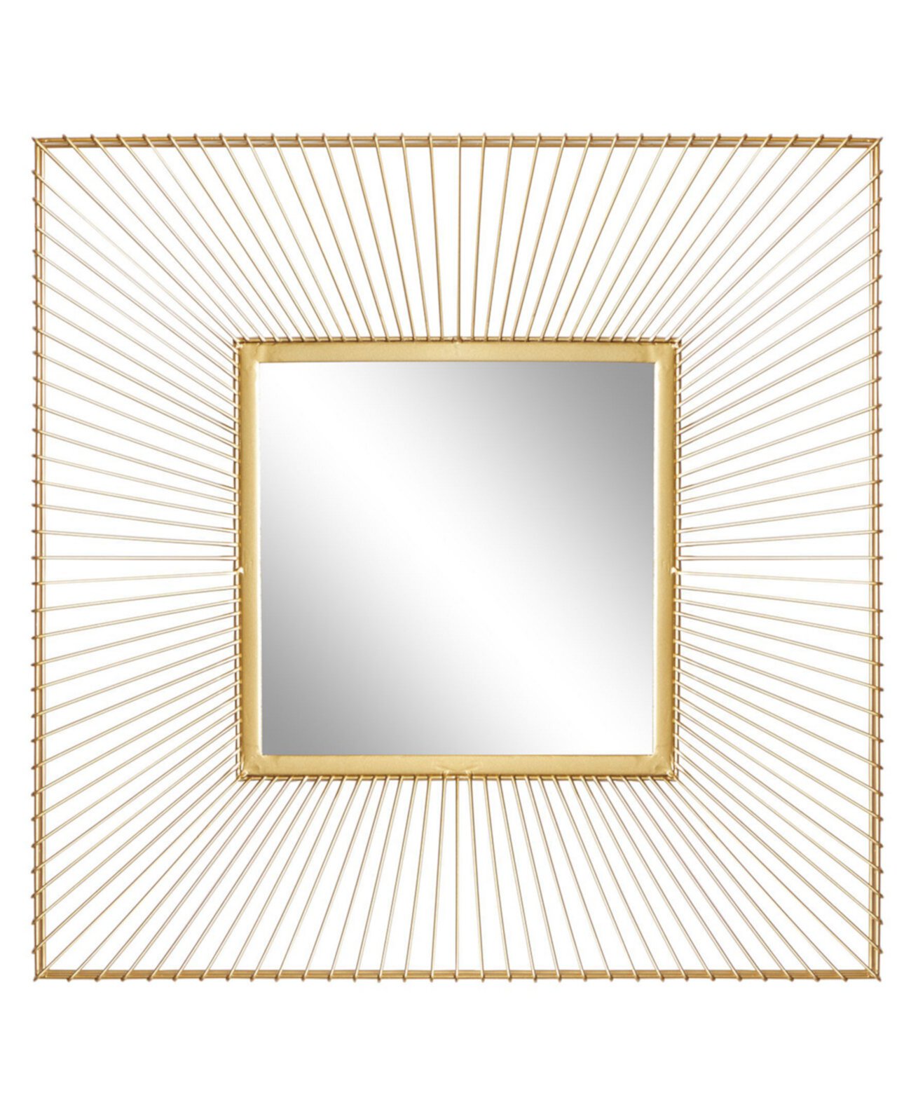 Современное металлическое настенное зеркало Cosmopolitan, 26 x 26 дюймов CosmoLiving
