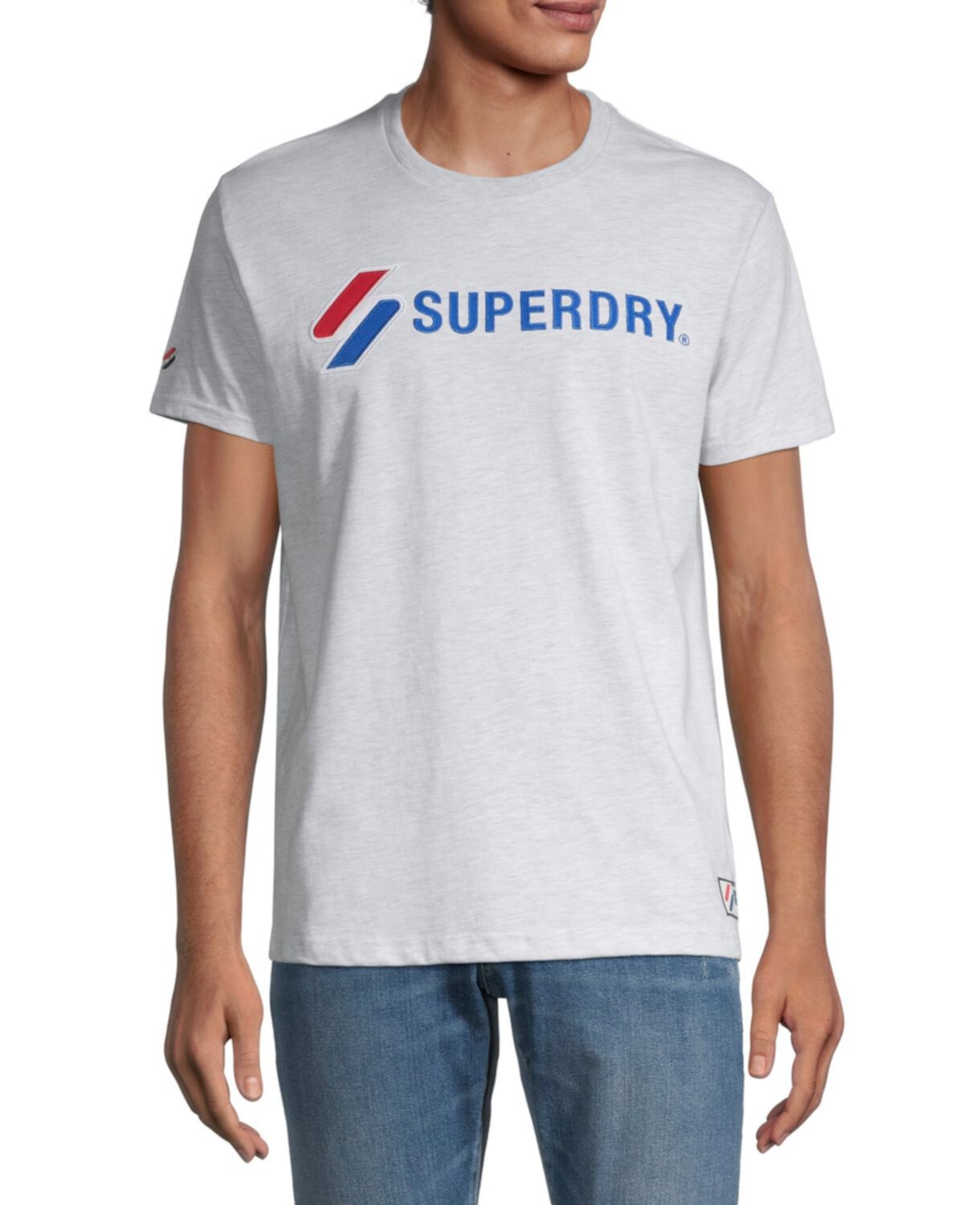 Футболка с мелким логотипом Superdry